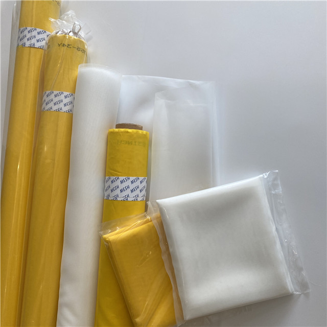 Hebei Enyang yüksek gerilim 100 Polyester Düz Rulo Serigrafi Mesh İpek